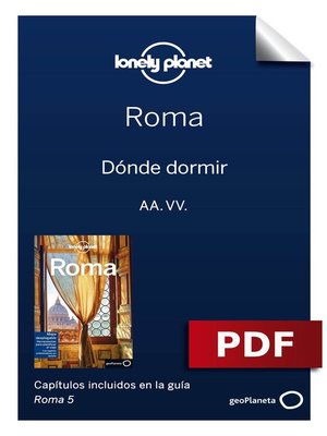 cover image of Roma 5. Dónde dormir
